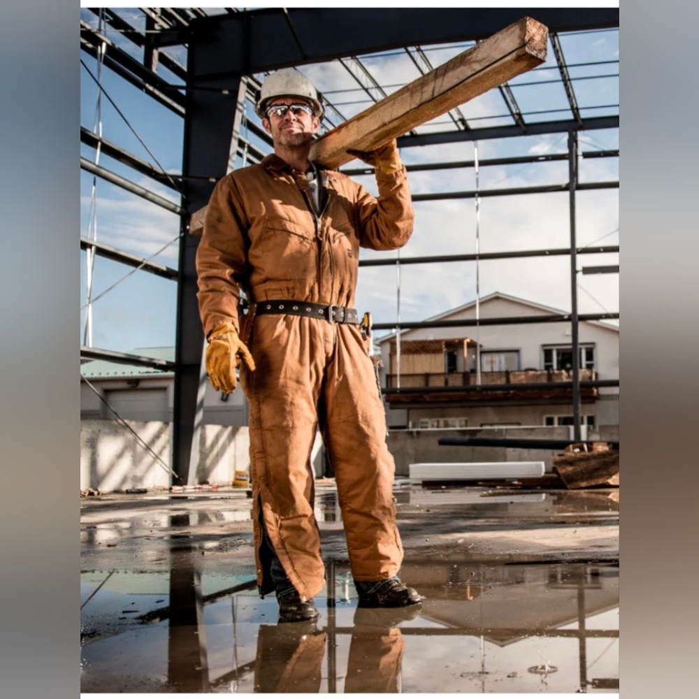 Walls Workwear Insulated Coveralls 100% Cotton Exterior L Excellent New